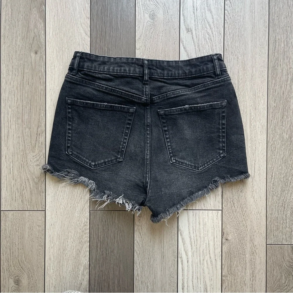 Zara Black Denim Women Shorts